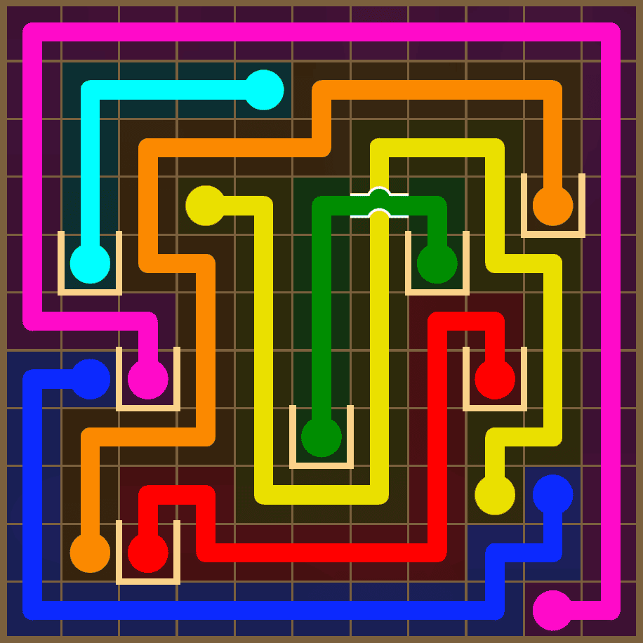 Flow Free 7402 Solution