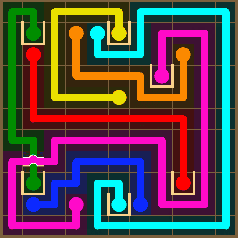 Flow Free 7387 Solution