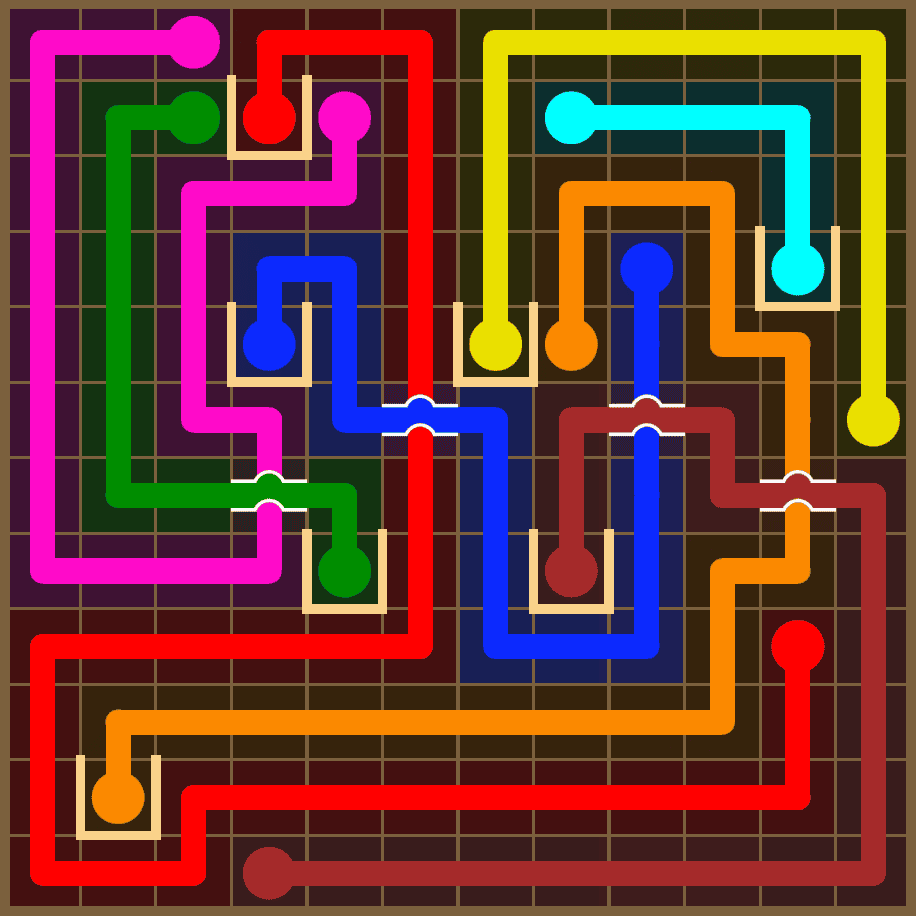 Flow Free 7411 Solution