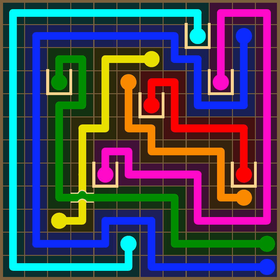 Flow Free 7412 Solution