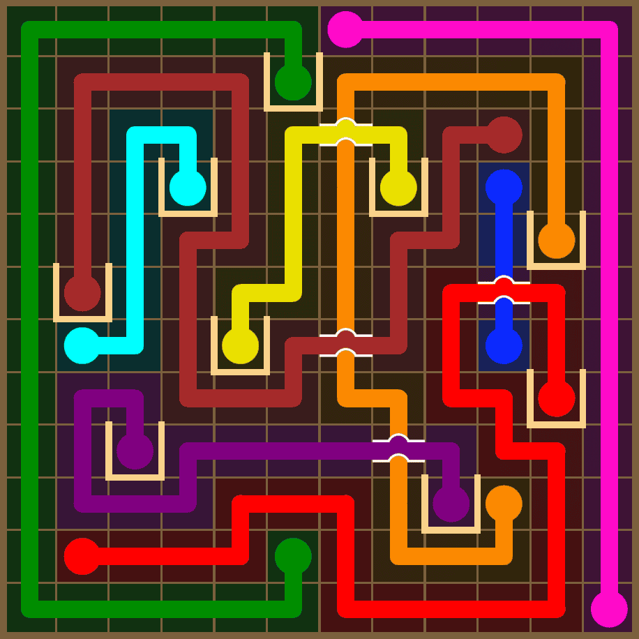 Flow Free 7415 Solution