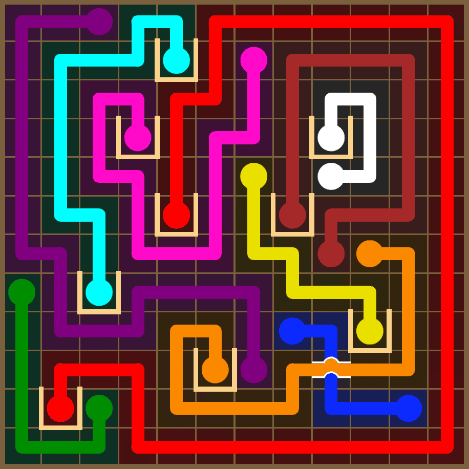 Flow Free 7421 Solution