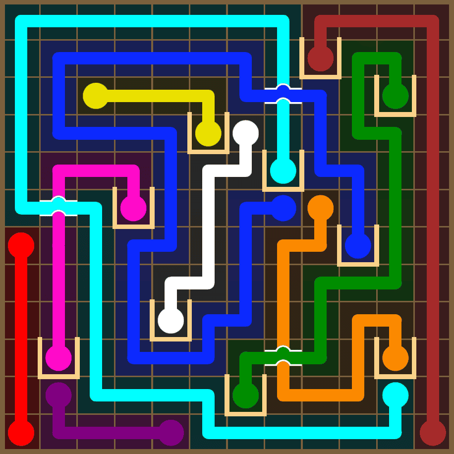 Flow Free 7425 Solution