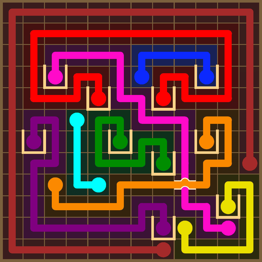 Flow Free 7426 Solution