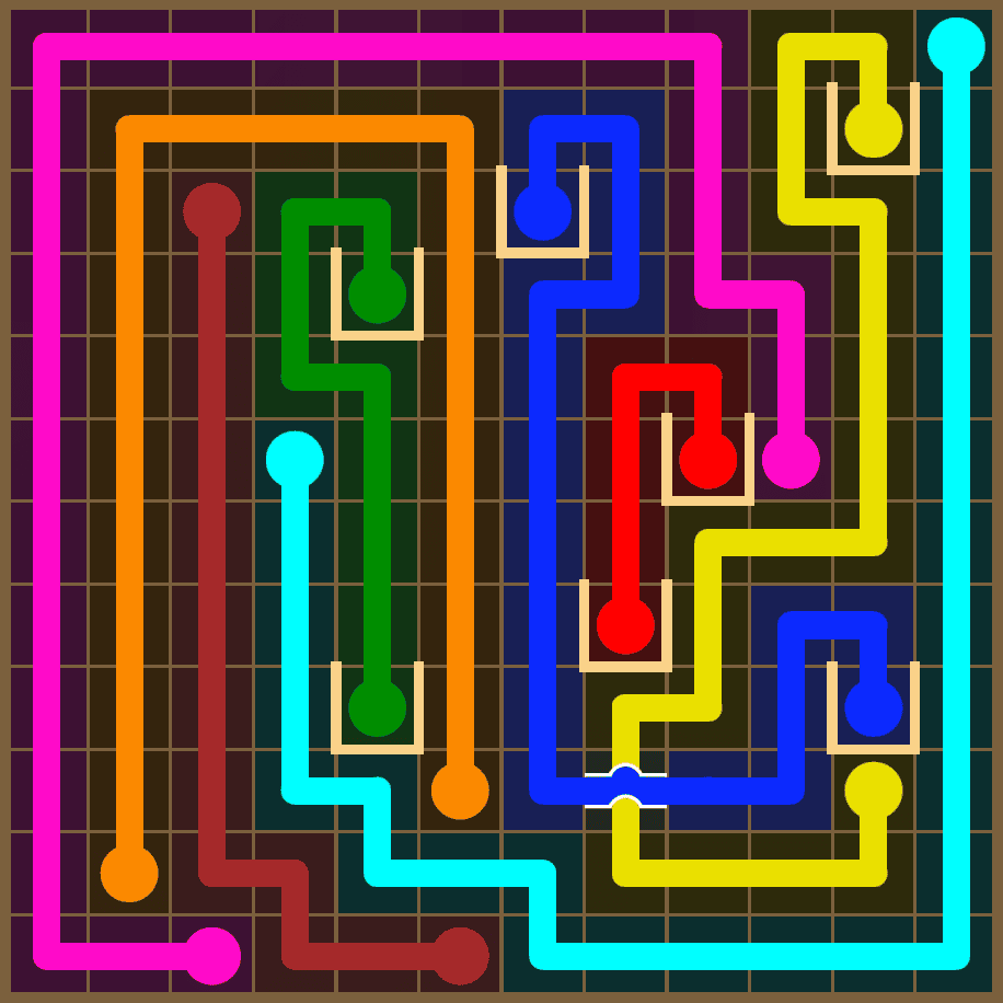 Flow Free 7433 Solution