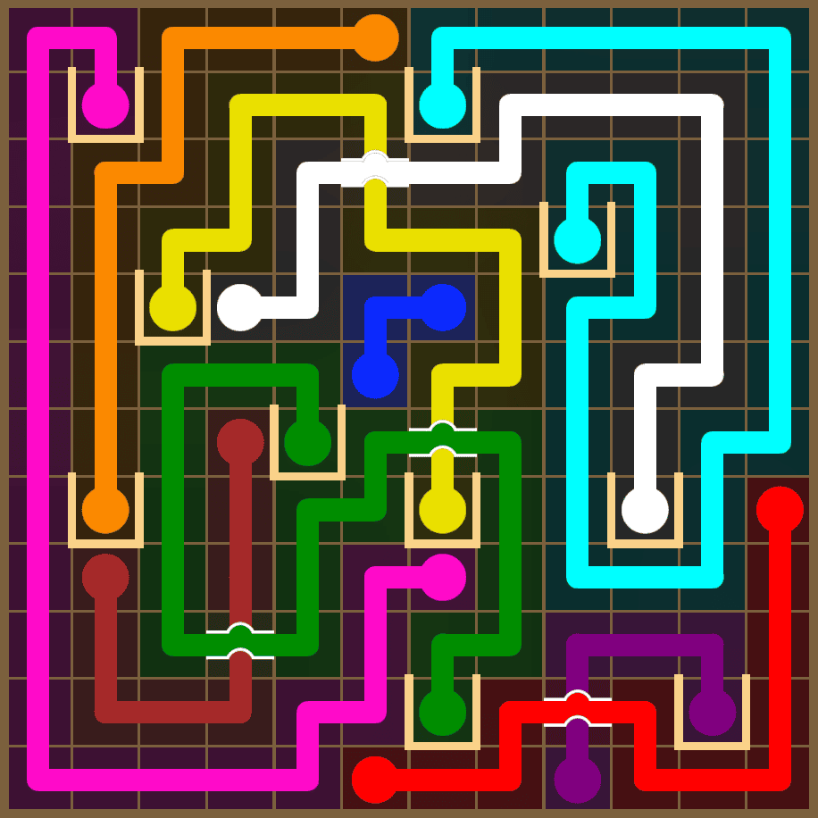 Flow Free 7436 Solution