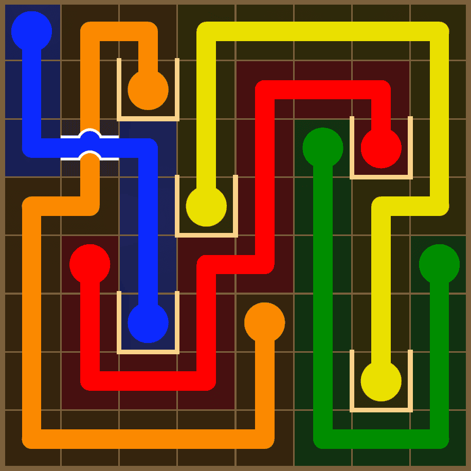 Flow Free 7303 Solution