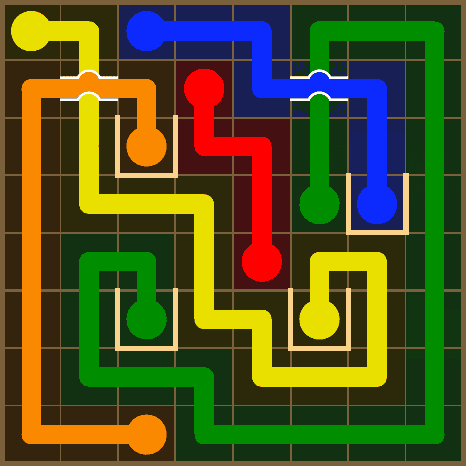 Flow Free 7304 Solution