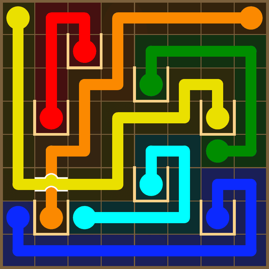 Flow Free 7308 Solution