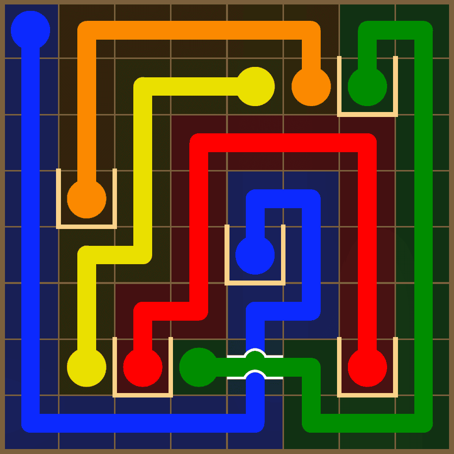 Flow Free 7312 Solution