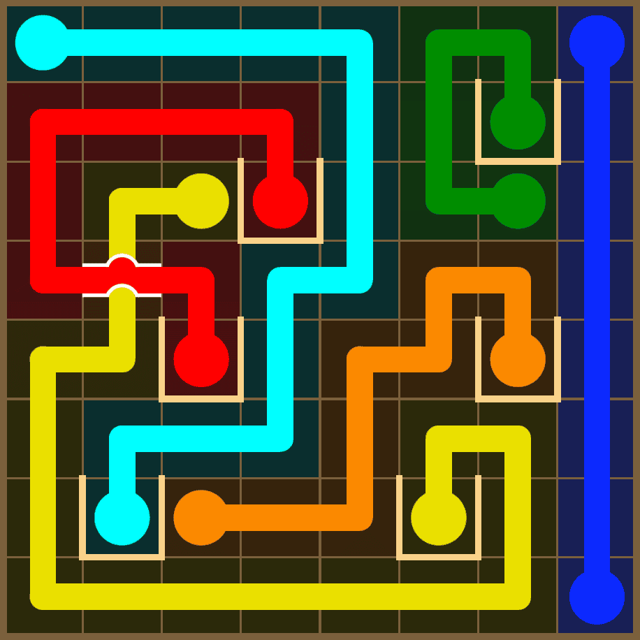 Flow Free 7316 Solution