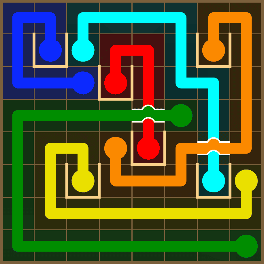 Flow Free 7318 Solution