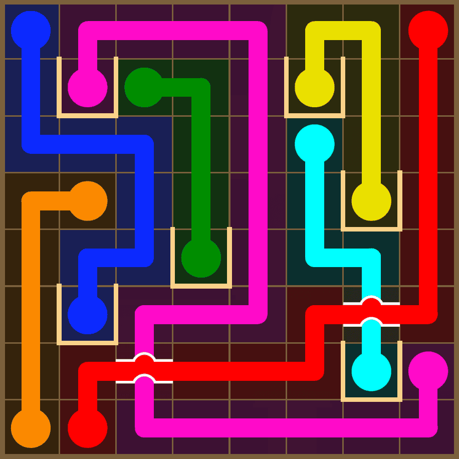 Flow Free 7293 Solution