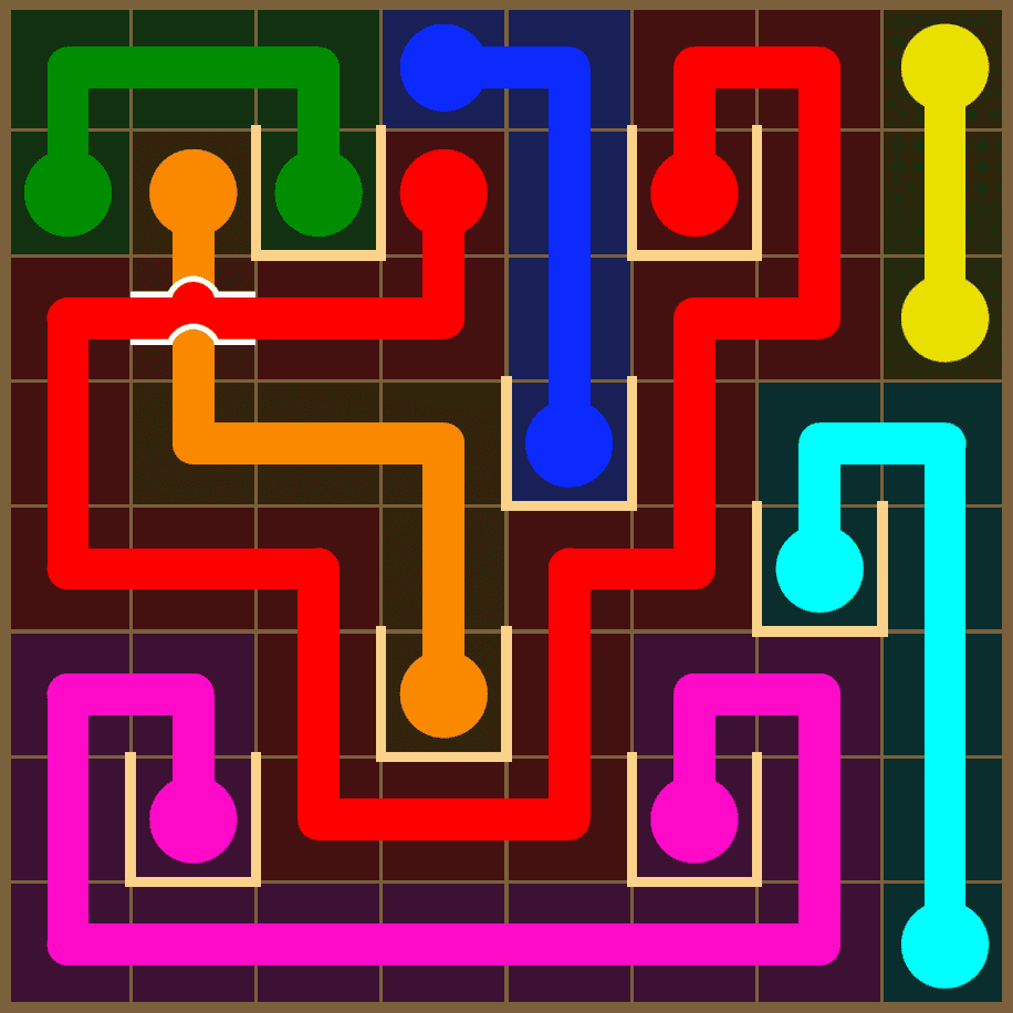 Flow Free 7295 Solution