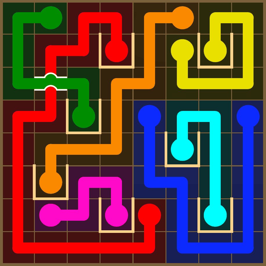 Flow Free 7298 Solution