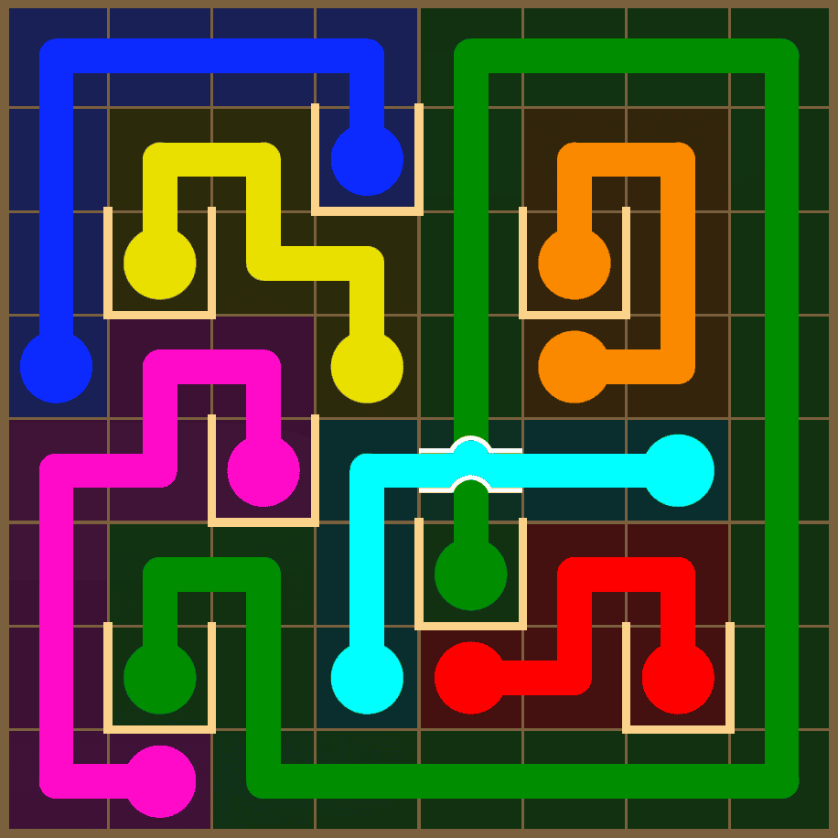 Flow Free 7299 Solution