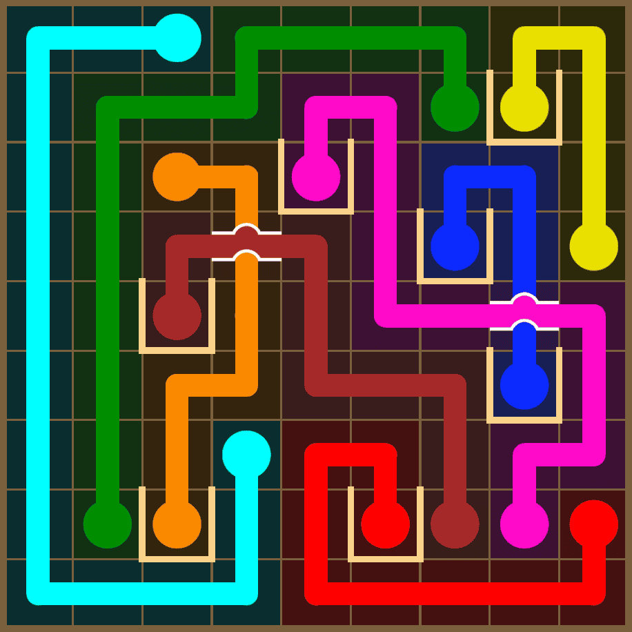 Flow Free 7330 Solution