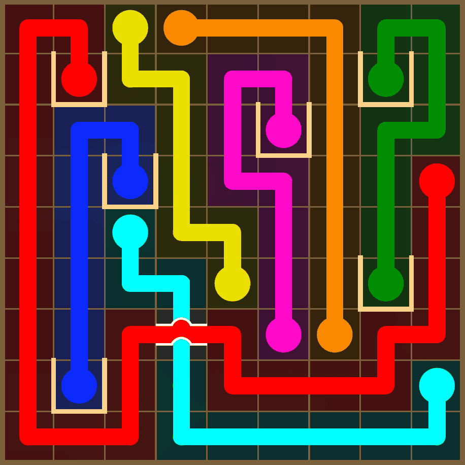 Flow Free 7331 Solution