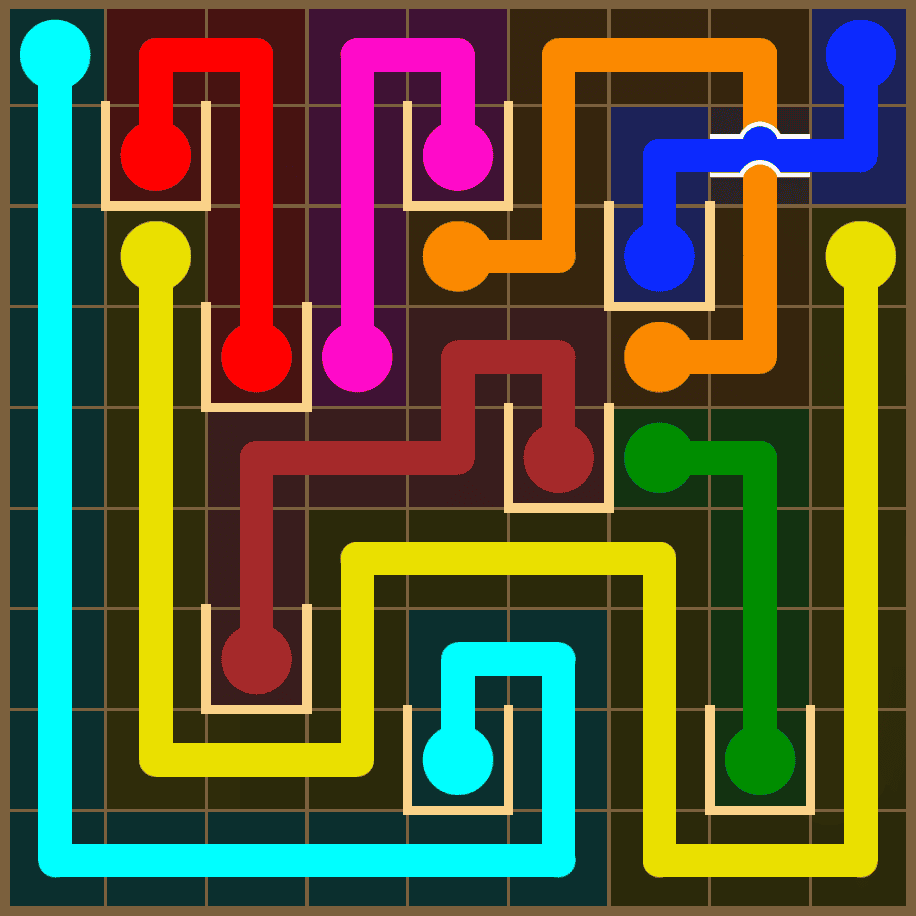 Flow Free 7333 Solution