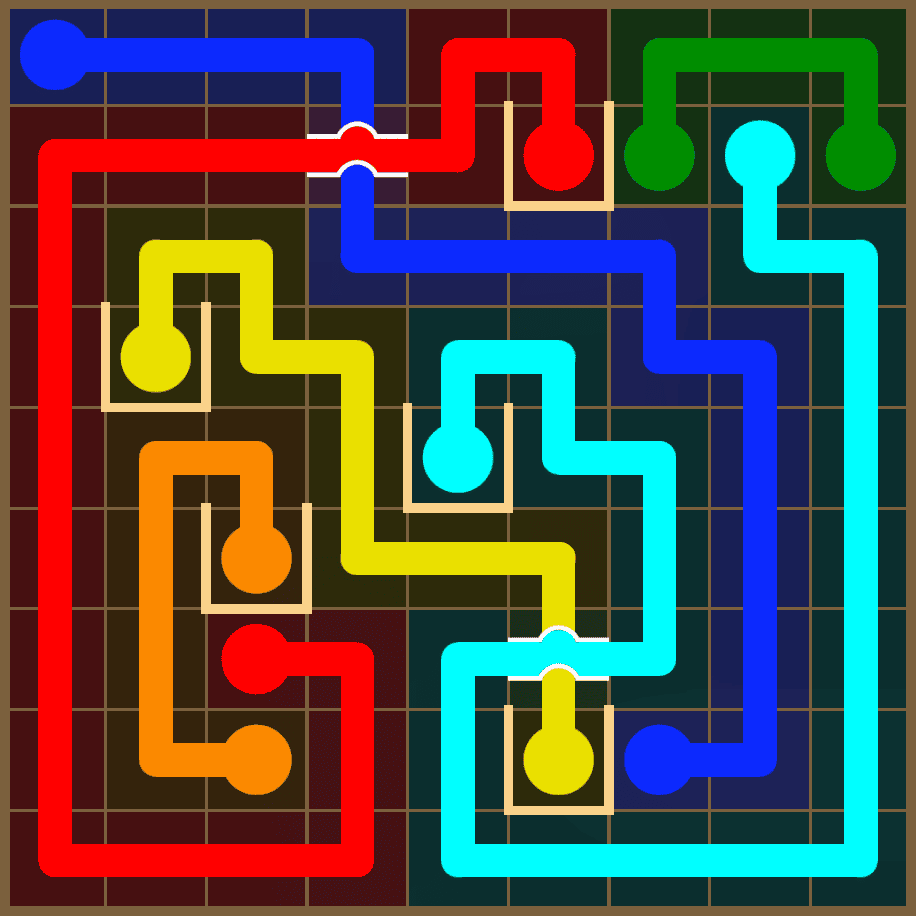 Flow Free 7335 Solution