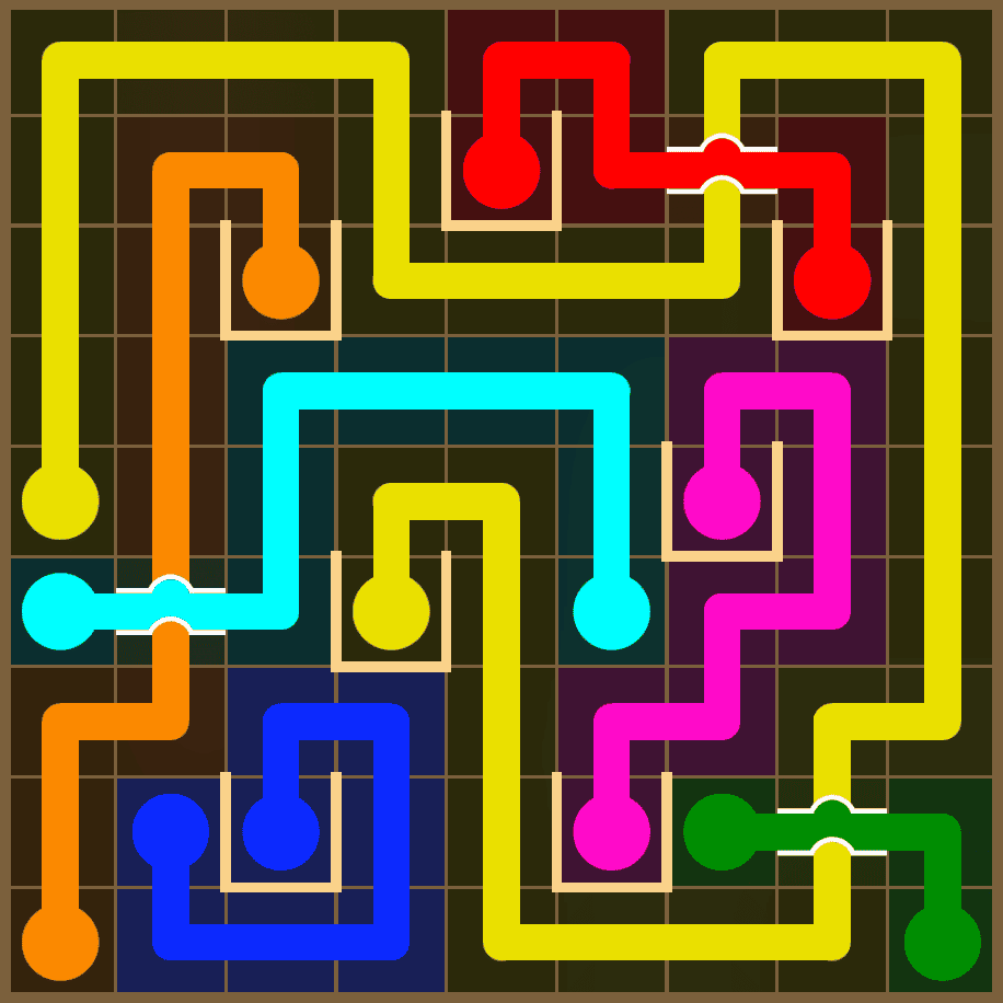 Flow Free 7341 Solution