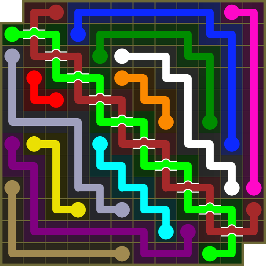 Flow Free 3848 Solution