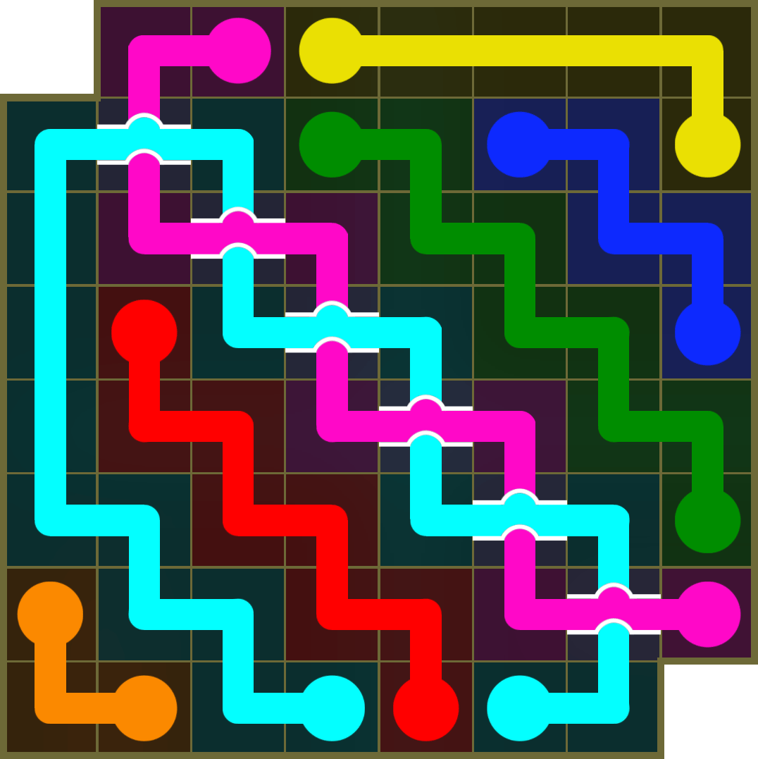 Flow Free 3729 Solution