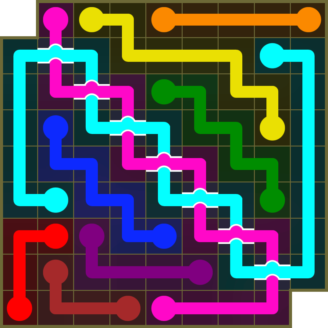 Flow Free 3754 Solution