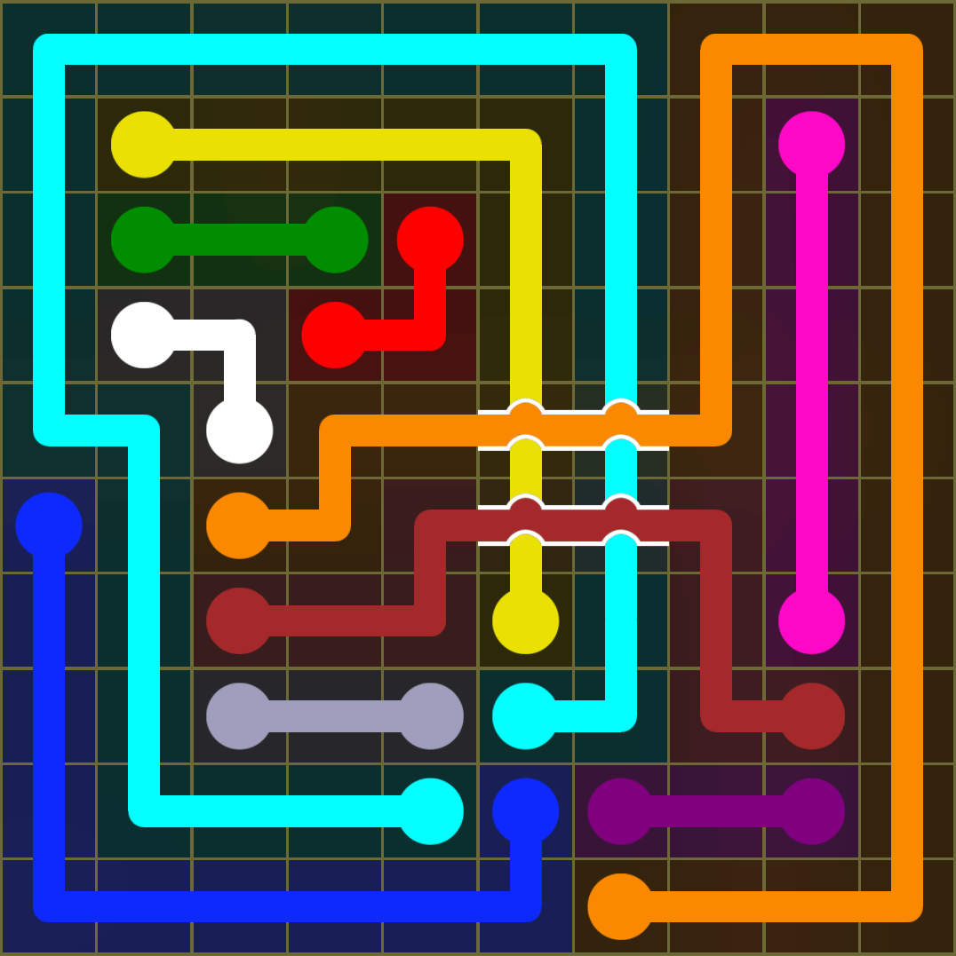 Flow Free 3672 Solution