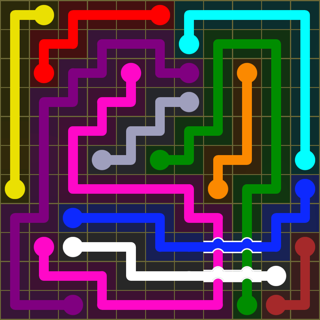 Flow Free 3693 Solution