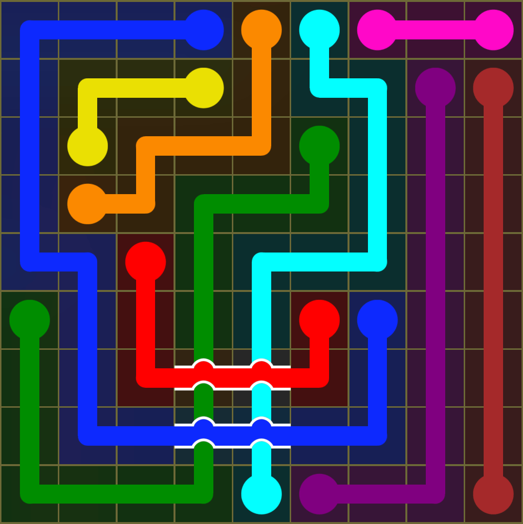 Flow Free 3654 Solution