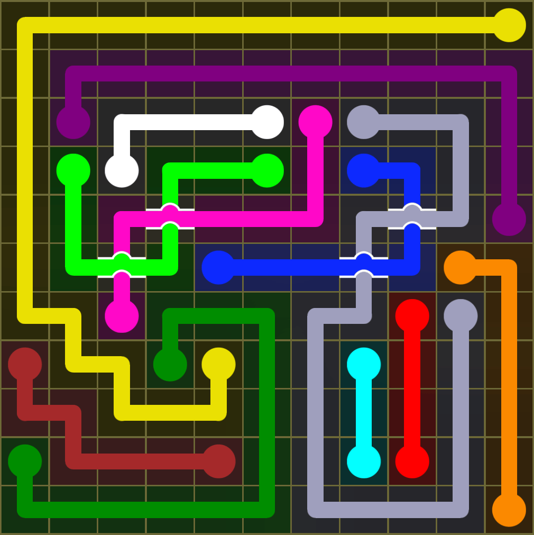 Flow Free 3568 Solution