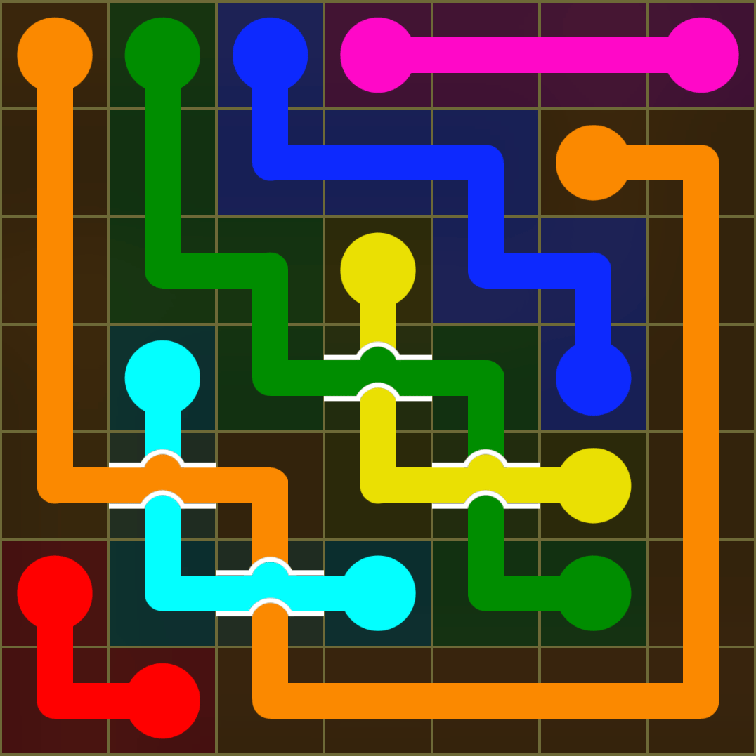 Flow Free 3436 Solution