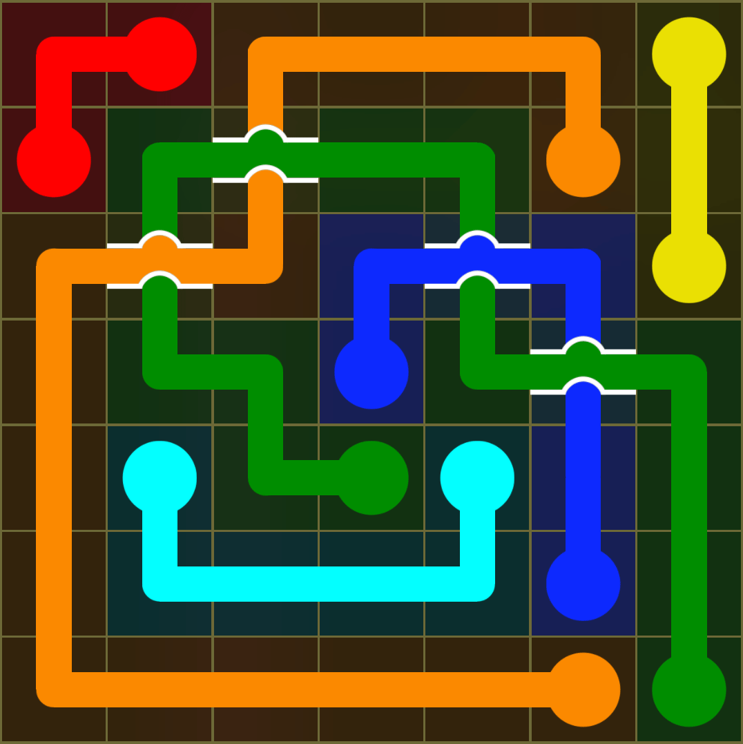 Flow Free 3443 Solution
