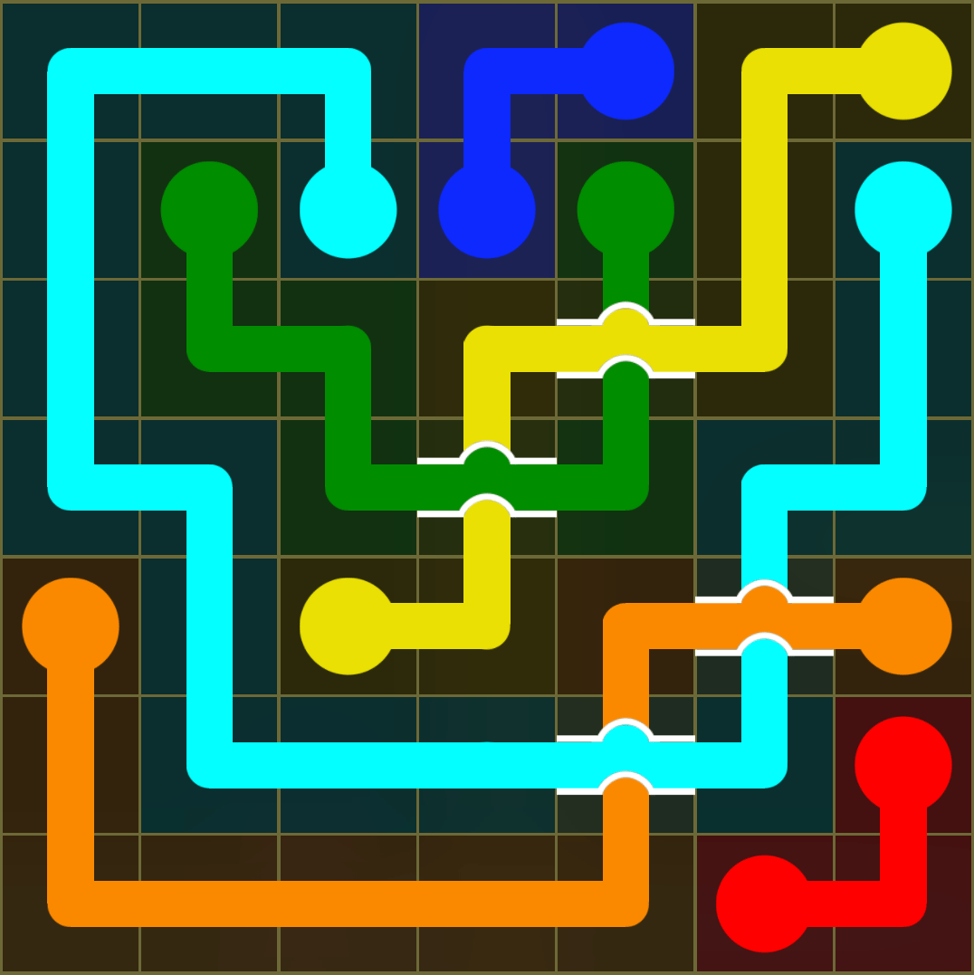 Flow Free 3444 Solution