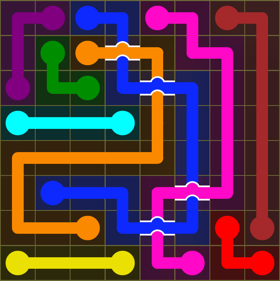Flow Free 3453 Solution