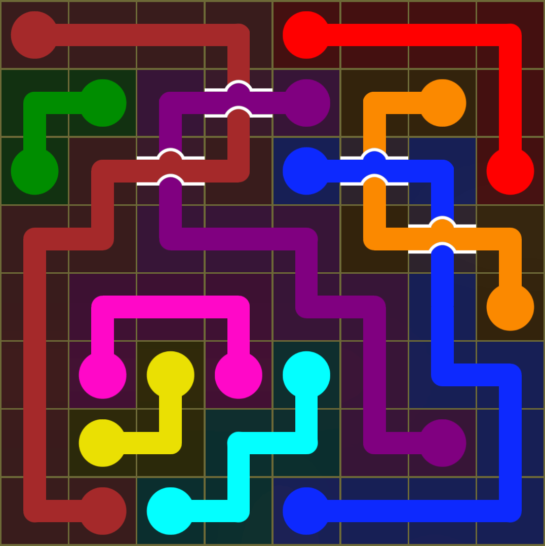 Flow Free 3476 Solution