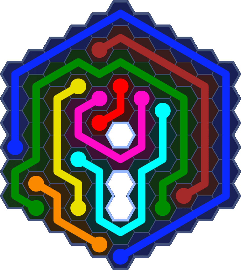 Flow Free 5552 Solution