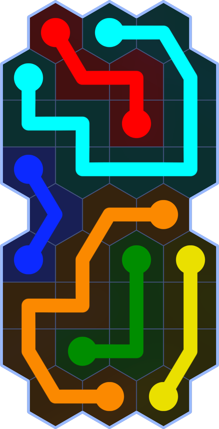 Flow Free 1951 Solution