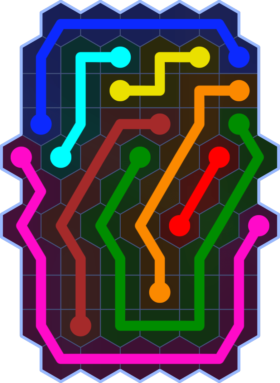 Flow Free 2053 Solution