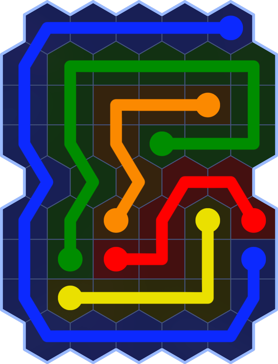Flow Free 1961 Solution