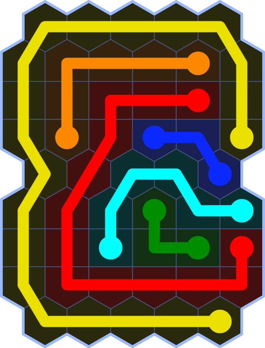 Flow Free 1962 Solution