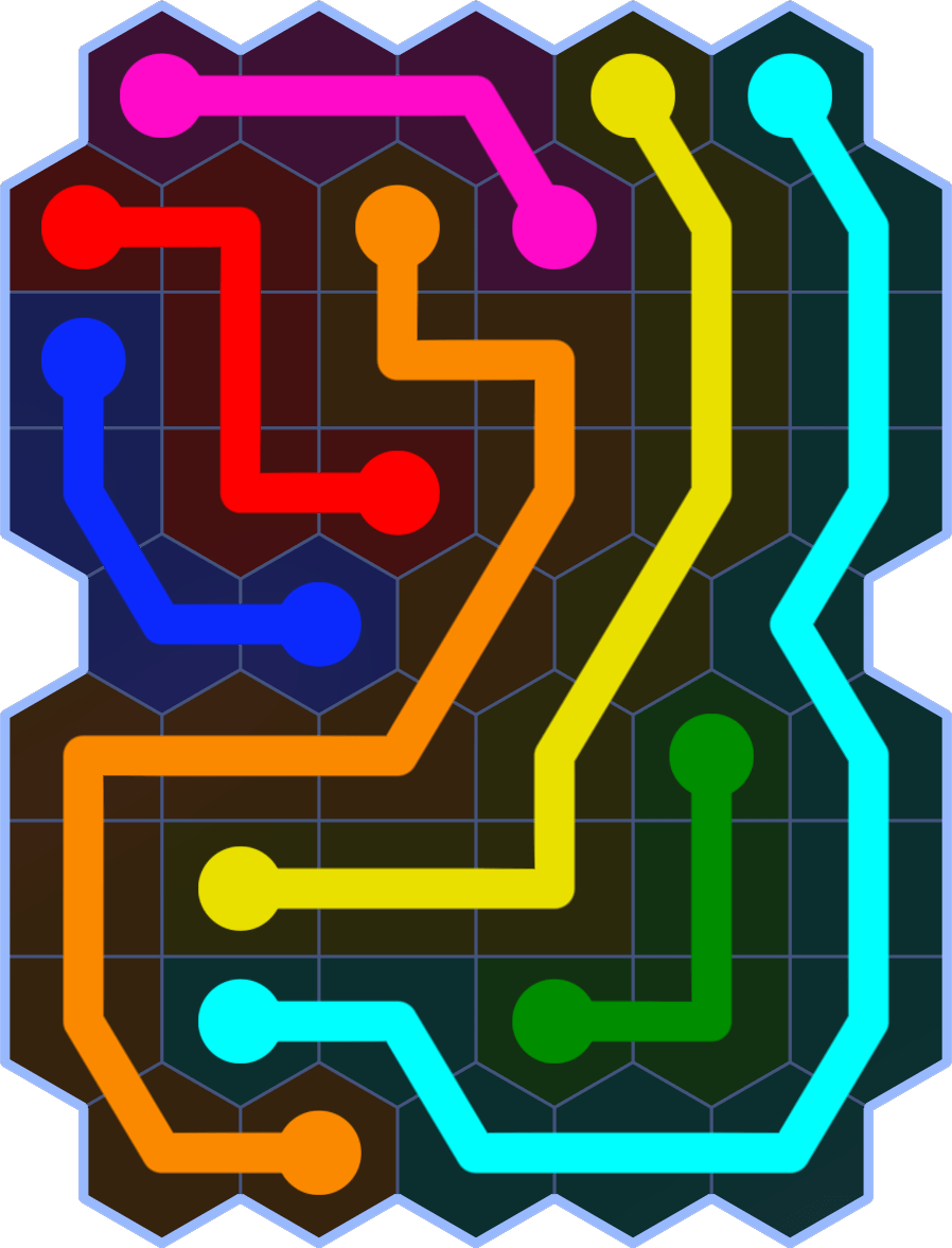Flow Free 1963 Solution