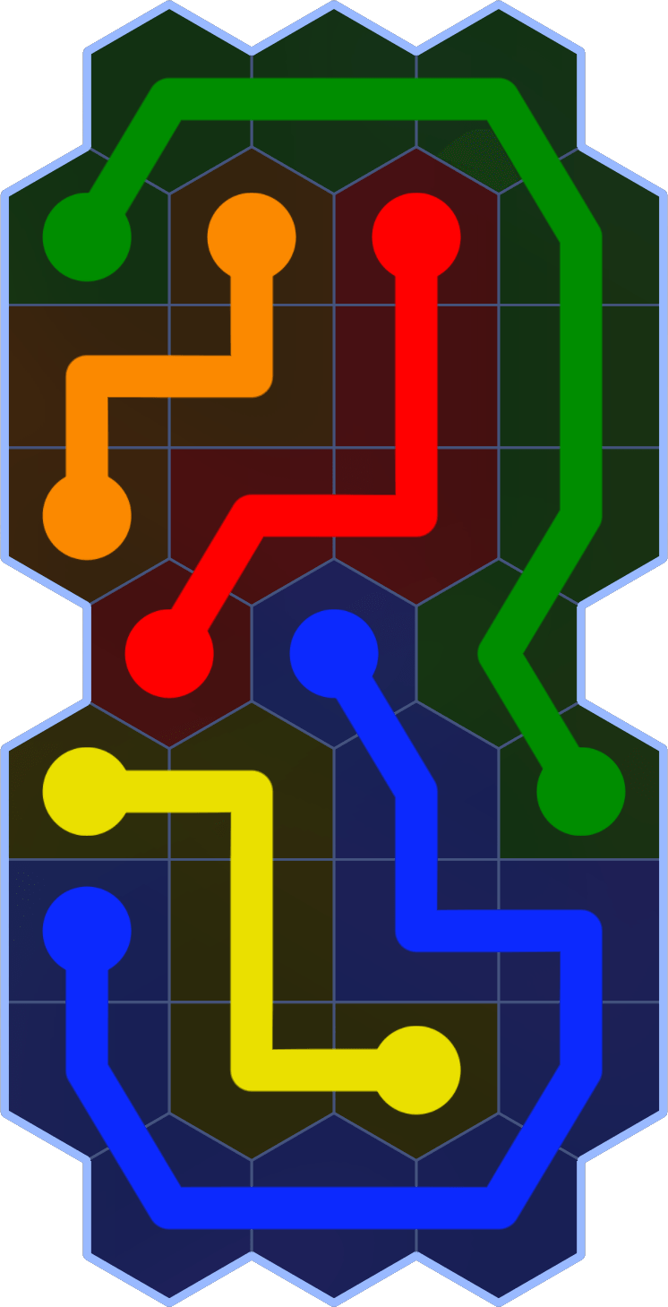 Flow Free 1952 Solution