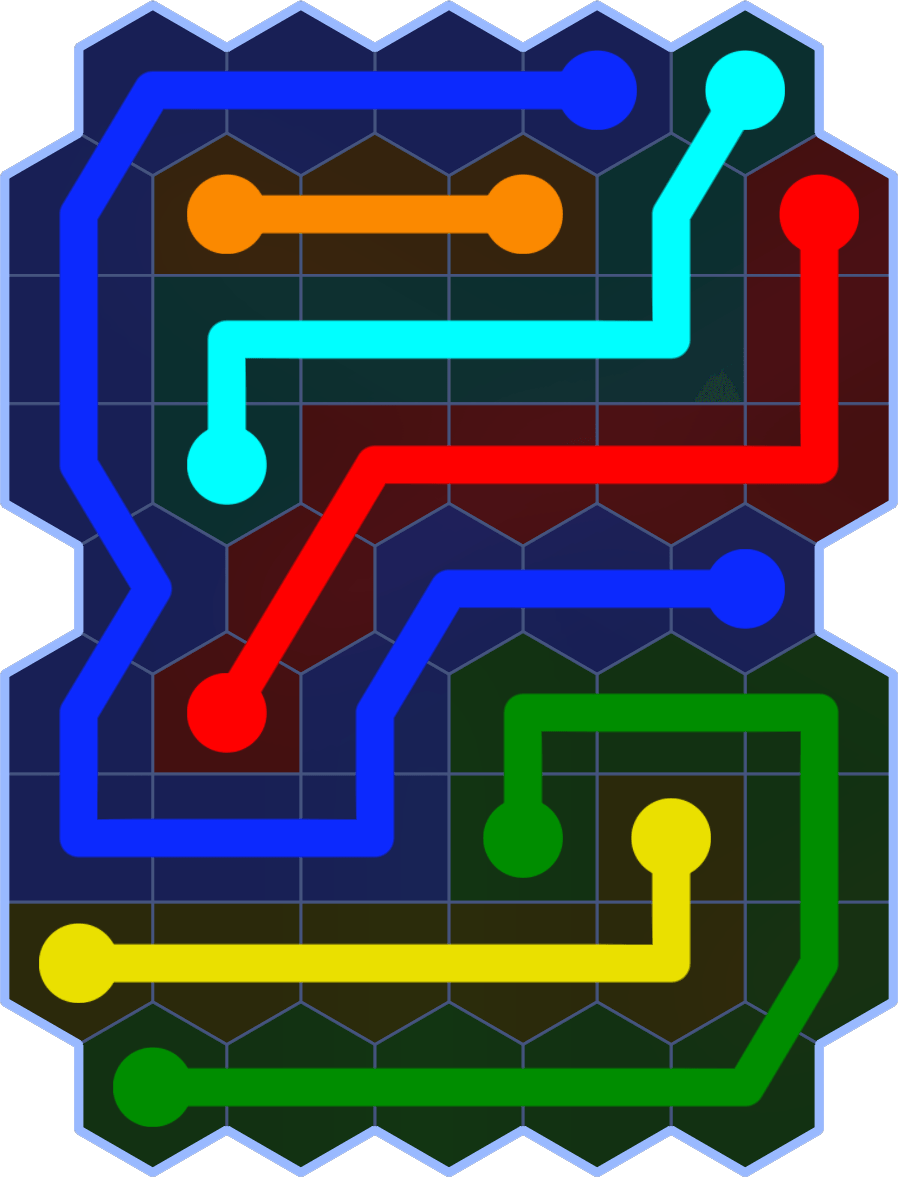 Flow Free 1970 Solution