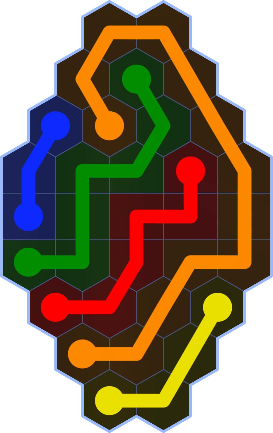 Flow Free 1986 Solution