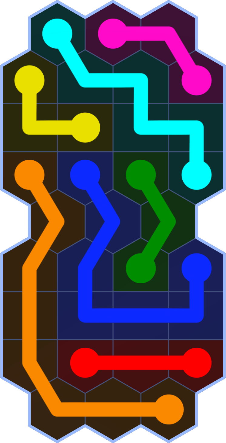 Flow Free 1955 Solution