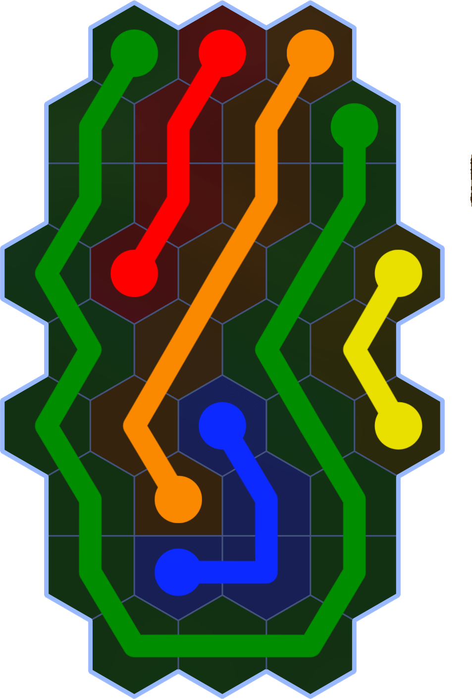 Flow Free 2041 Solution