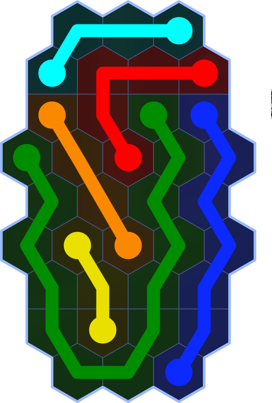 Flow Free 2044 Solution