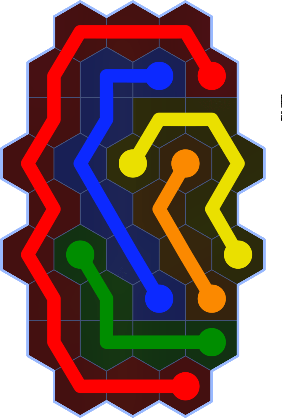Flow Free 2045 Solution